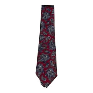 Christian Dior Monsieur Paisley Red‎ Multicolor Classic Tie